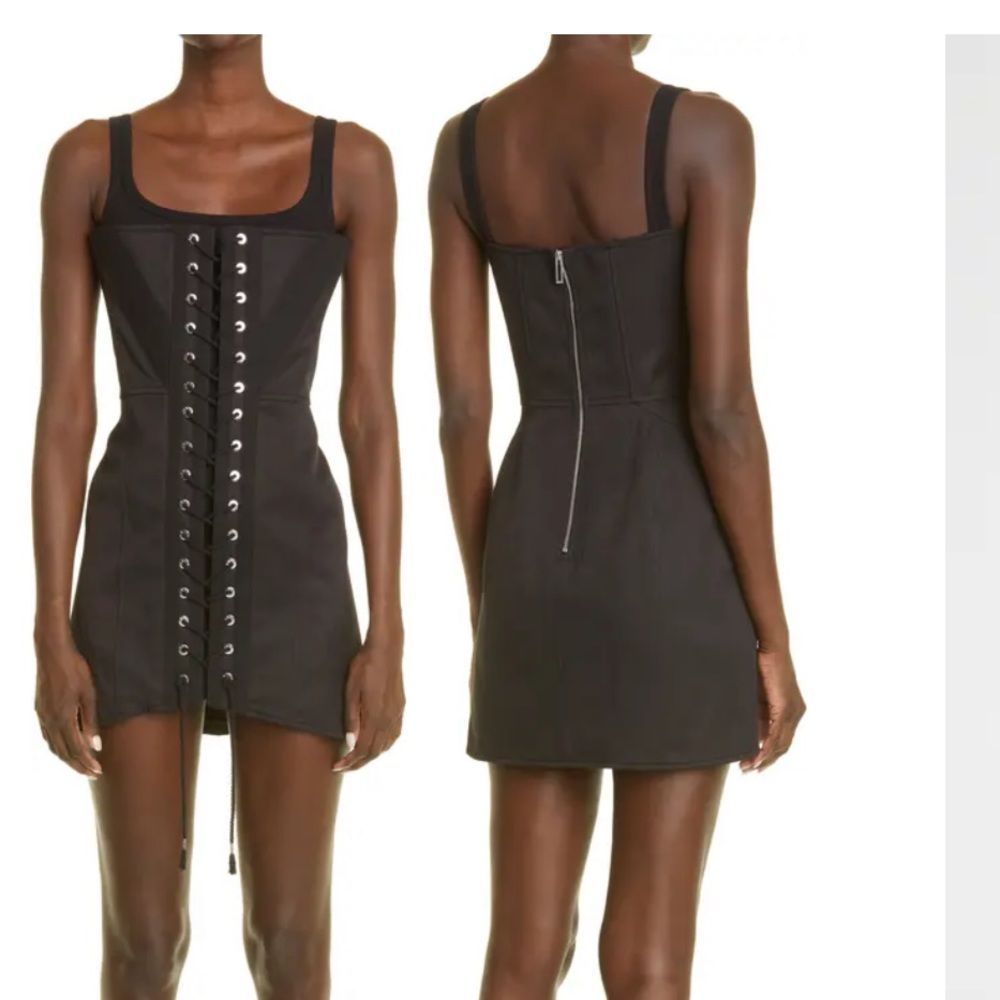 Dion Lee corset utility minidress